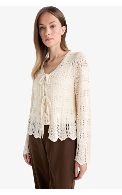 Regular Fit V Yaka Triko Hırka