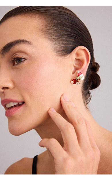 DeFacto Yılbaşı Temalı Kadın 6'lı Küpe