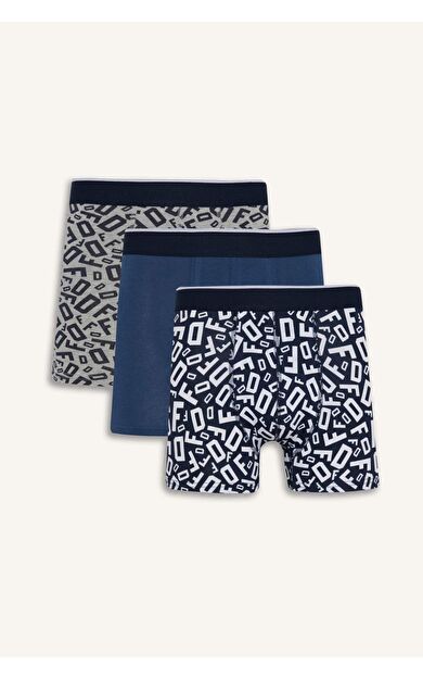 Regular Fit 3'lü Boxer F7519AX25AUIN120