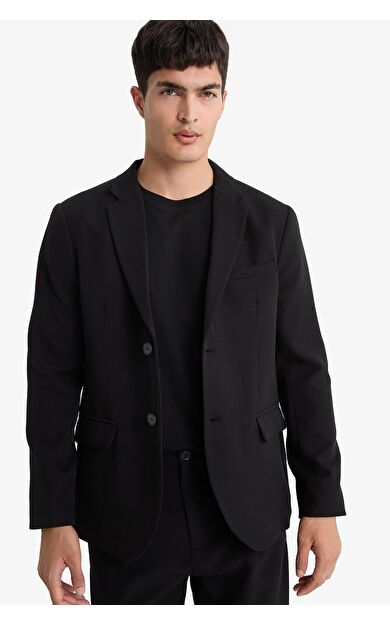 DeFacto Slim Fit Dar Kesim Blazer Ceket