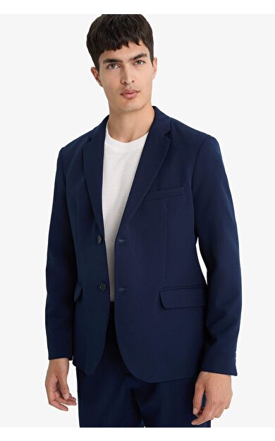 Slim Fit Dar Kesim Blazer Ceket