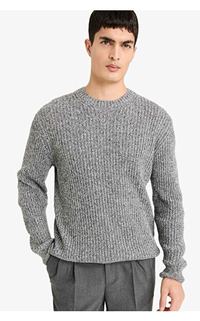 DeFacto Standart Fit Bisiklet Yaka Triko Kazak