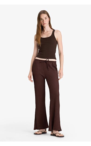 DeFacto Flare Fit Cepli Normal Bel Standart Boy Bürümcük Pantolon F7659AX25HSBN341