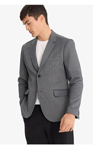 DeFacto Slim Fit Dar Kesim Blazer Ceket