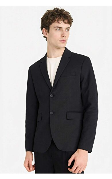 Slim Fit Dar Kesim Blazer Ceket