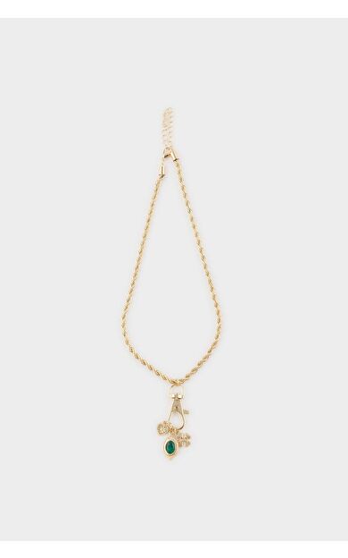 Kadın Gold Charmlı Kolye