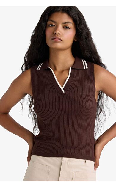 DeFacto Fitted Polo Yaka Triko Atlet