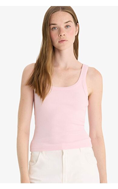 DeFacto Fitted U Yaka Fitilli Kaşkorse Atlet F7818AX25AUPN440