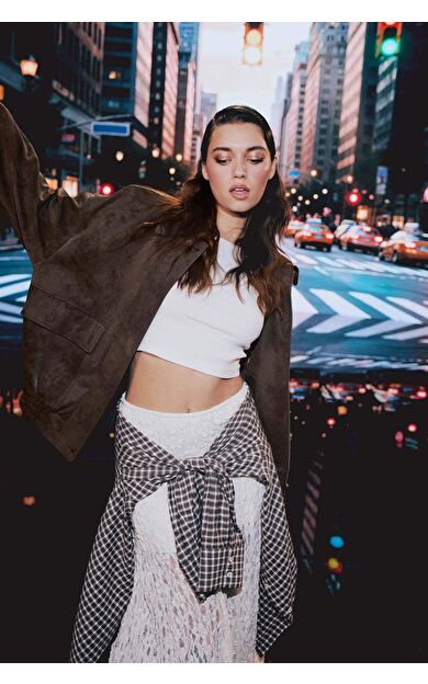 A Form Yüksek Bel Dantel Maxi Etek F7820AX25AUWT32