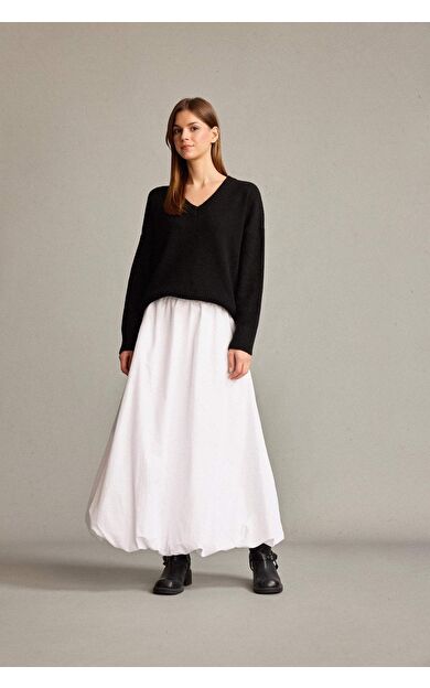 DeFacto Esnek Belli Balon Maxi Etek