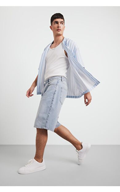 DeFacto Baggy Fit Jean Bermuda