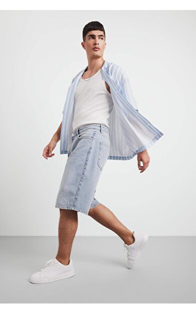 DeFacto Baggy Fit Jean Bermuda