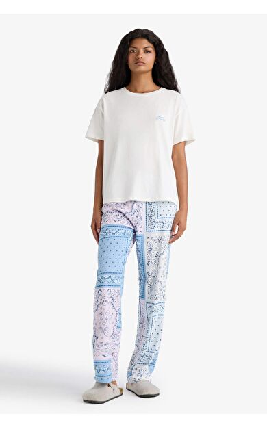 DeFacto Regular Fit Kısa Kollu 2'li Takım Fall in Love