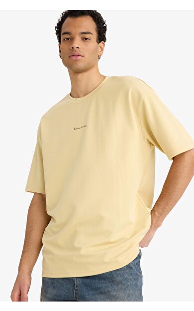 Nefes Alabilen Boxy Fit Baskılı Tişört