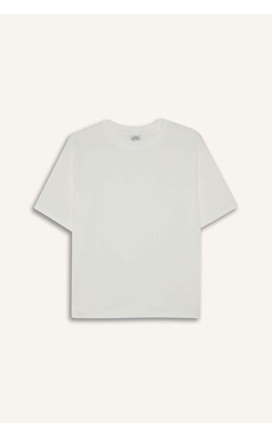 Comfort Fit Bisiklet Yaka Sporcu Kısa Kollu Tişört