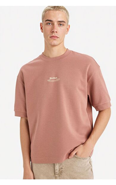 DeFacto Nefes Alabilen Loose Fit Baskılı Tişört
