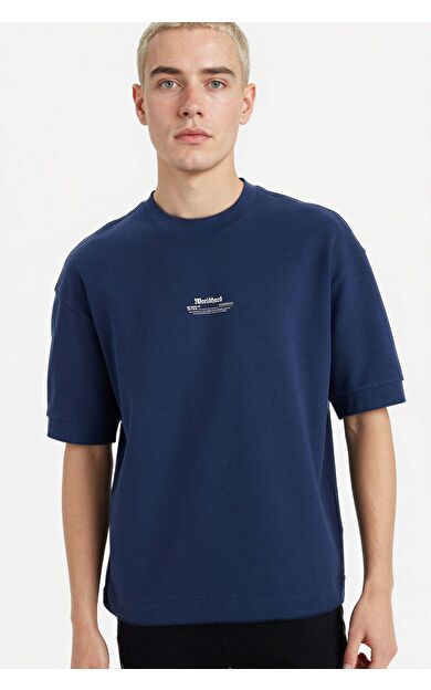 DeFacto Nefes Alabilen Loose Fit Baskılı Tişört