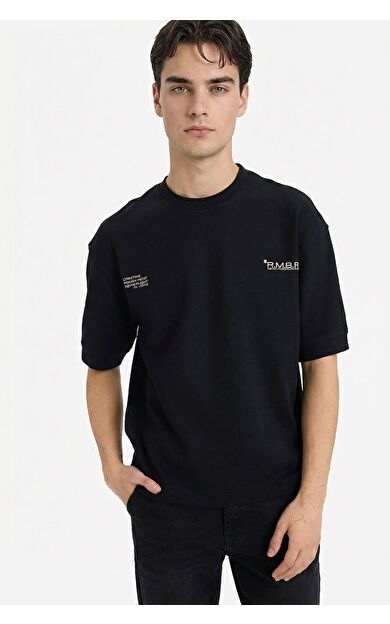 DeFacto Nefes Alabilen Loose Fit Baskılı Tişört