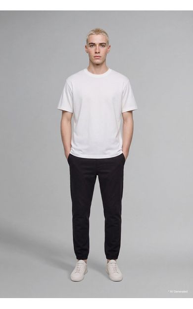 DeFacto Regular Fit Normal Kalıp Normal Bel Boru Paça Pantolon Siyah F8211AX26AUBK81