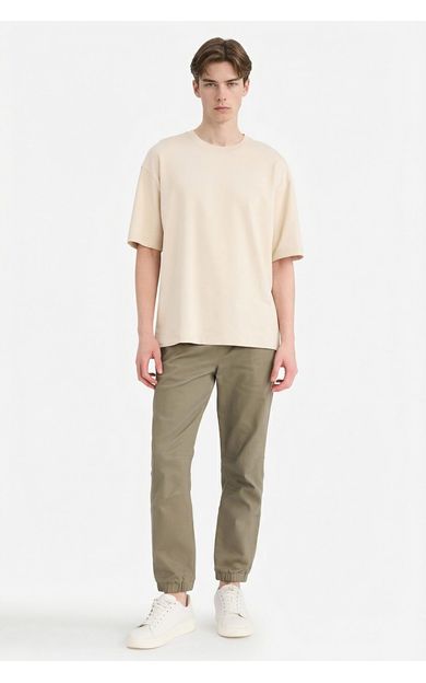 DeFacto Regular Jogger Pantolon Haki