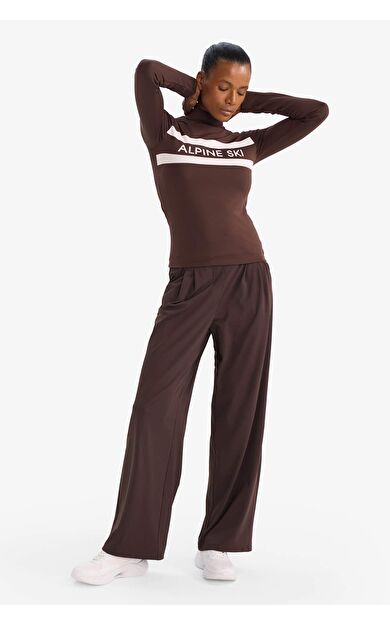 DeFacto Wide Leg Geniş Paça Bilek Boy Sporcu Pantolon