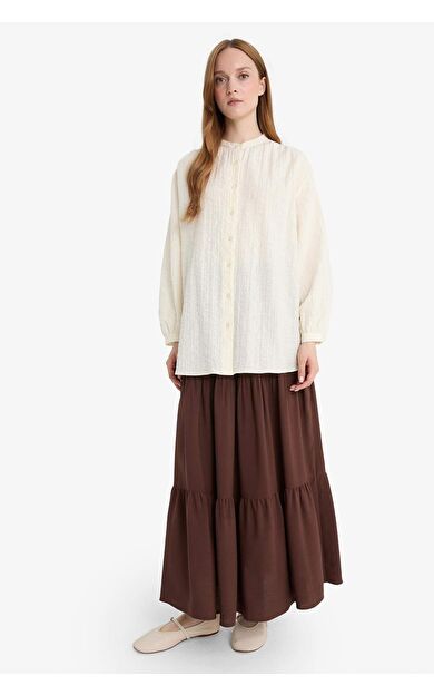 DeFacto A Kesim Viskon Maxi Etek