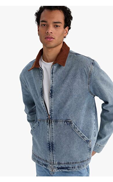 DeFacto Relax Fit Jean Ceket F8308AX25AUNM39