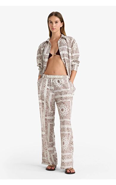 DeFacto -Fall in Love Regular Fit Şal Desenli Plaj Kıyafeti