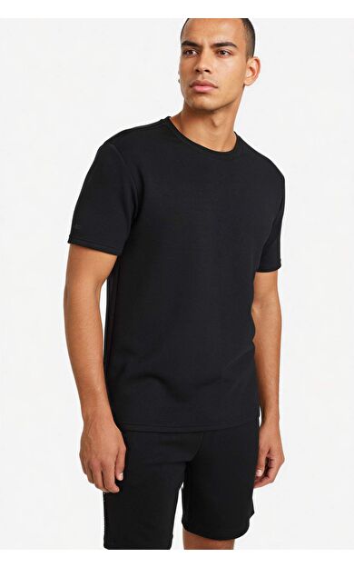 DeFacto Standart Fıt Bisiklet Yaka Yan Baskılı Baskılı Sporcu Kısa Kollu Tişört