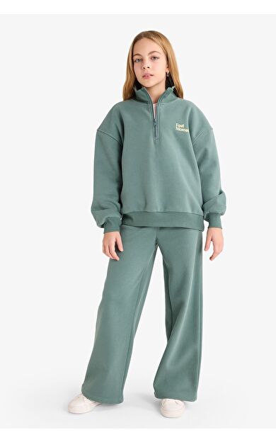 DeFacto Kız Çocuk Kalın Sweatshirt Kumaşı 2'li Takım F8401A825WNGN758