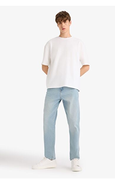 DeFacto Relax Tapered Fit Dar Paça Jean Pantolon