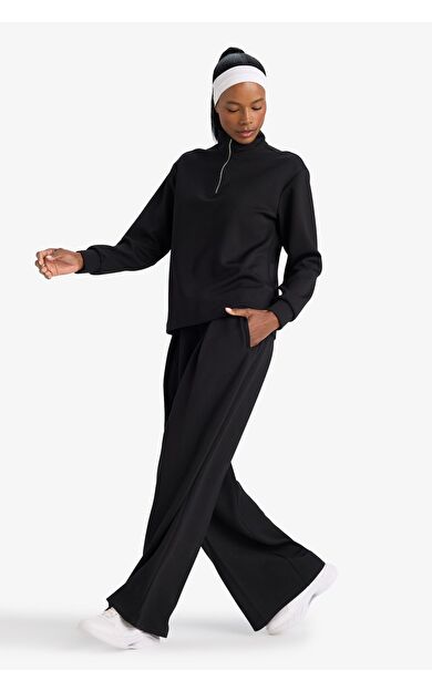 DeFacto Wide Leg Geniş Paça Standart Boy Modal Eşofman Alt