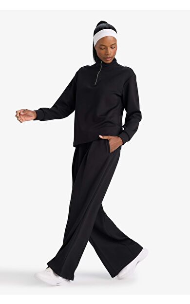 DeFacto Wide Leg Geniş Paça Standart Boy Modal Eşofman Alt