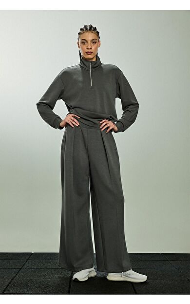 DeFacto Wide Leg Geniş Paça Standart Boy Modal Eşofman Altı