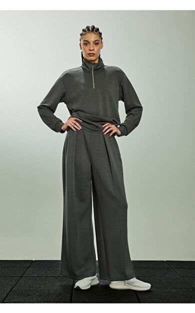 DeFacto Wide Leg Geniş Paça Standart Boy Modal Eşofman Altı