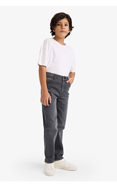 DeFacto Erkek Çocuk Straight Fit Düz Paça Jean Pantolon