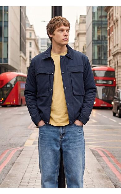 Su İtici Fermuarlı Mont