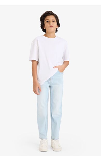 DeFacto Erkek Çocuk Straight Fit Düz Paça Jean Pantolon