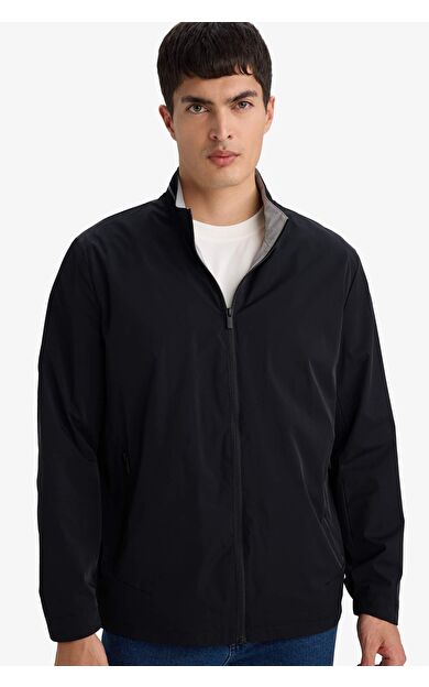 DeFacto Regular Fıt Dik Yaka Fermuarlı Mont