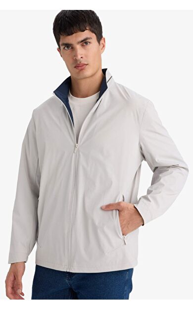 DeFacto Regular Fıt Dik Yaka Fermuarlı Mont