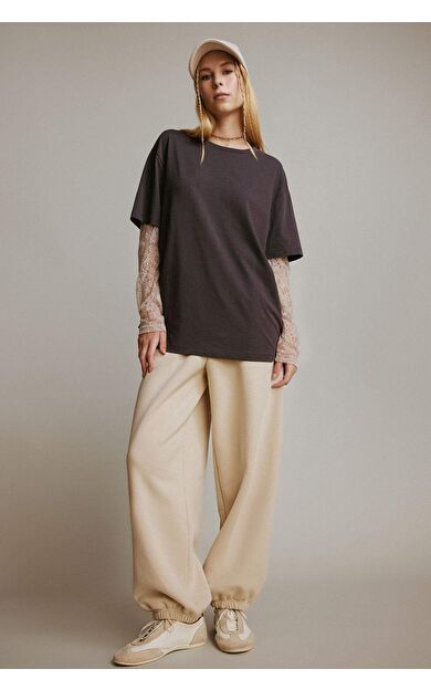 Coool Jogger Fit Kalın Sweatshirt Kumaşı Pantolon F8558AX25AUBG186