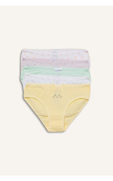 DeFacto Hayvan Desenli 5'li Alt İçlik Kız Çocuk