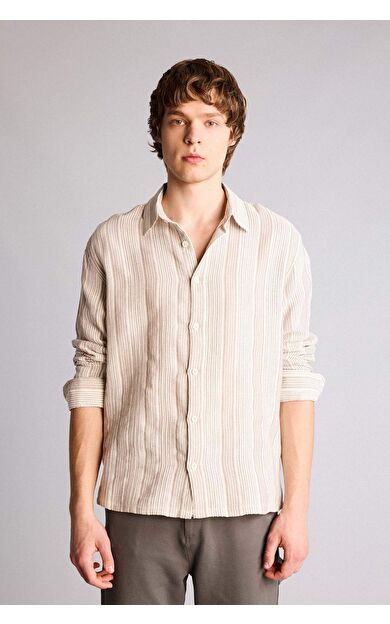 %100 Pamuk Boxy Fit Gömlek