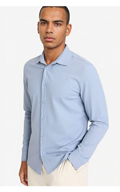DeFacto Slım Fıt Uzun Kollu Gömlek