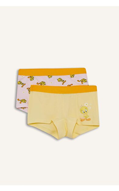 DeFacto Kız Çocuk Looney Tunes 2'li Boxer F8647A825AUYL127