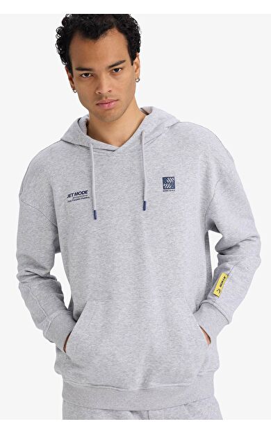 DeFacto Boxy Fit Kapüşonlu Sweatshirt