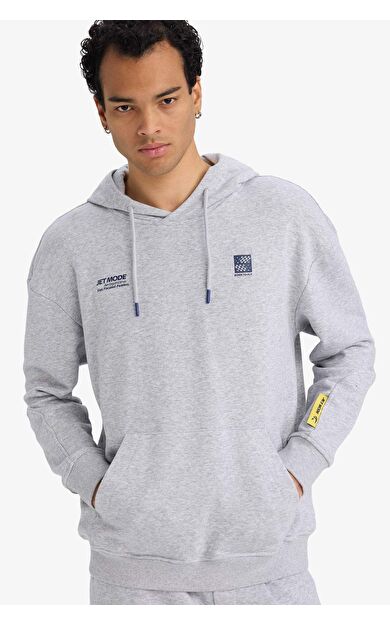 Boxy Fit Kapüşonlu Sweatshirt
