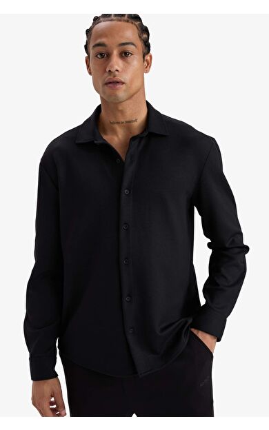 DeFactoFit Uzun Kollu Gömlek