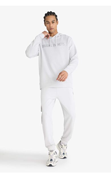 DeFactoFit NBA Brooklyn Nets Standart Fit Skuba Dalgıç Kumaş Jogger