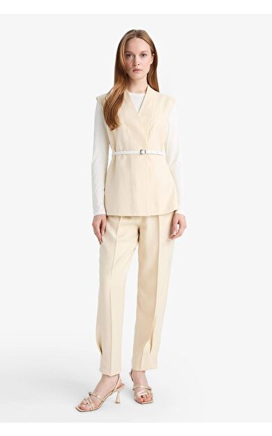 DeFacto Regular Fit Saten Pantolon F8736AX25AUBG417